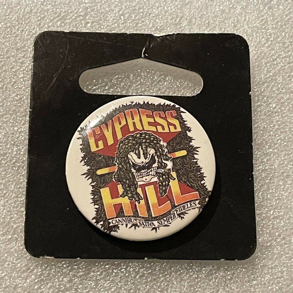 Vintage 1994 CYPRESS HILL Soul Assasin European Tour Promo Button Pin Pinback